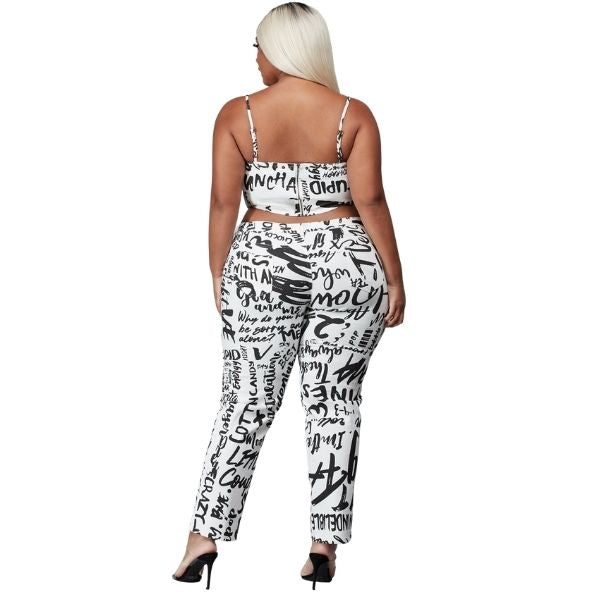 Take Notice | White 2 Pc Set