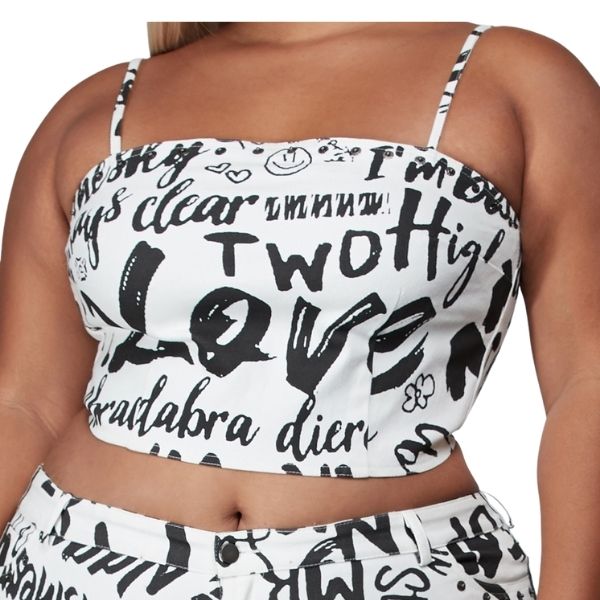 Take Notice | White 2 Pc Set