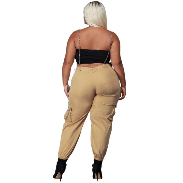 Sexy Back | Khaki Bibs