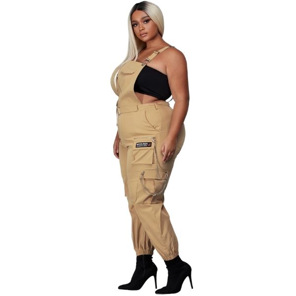 Sexy Back | Khaki Bibs
