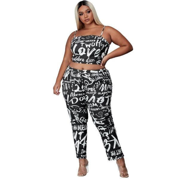 Take Notice | Black 2 Pc Set