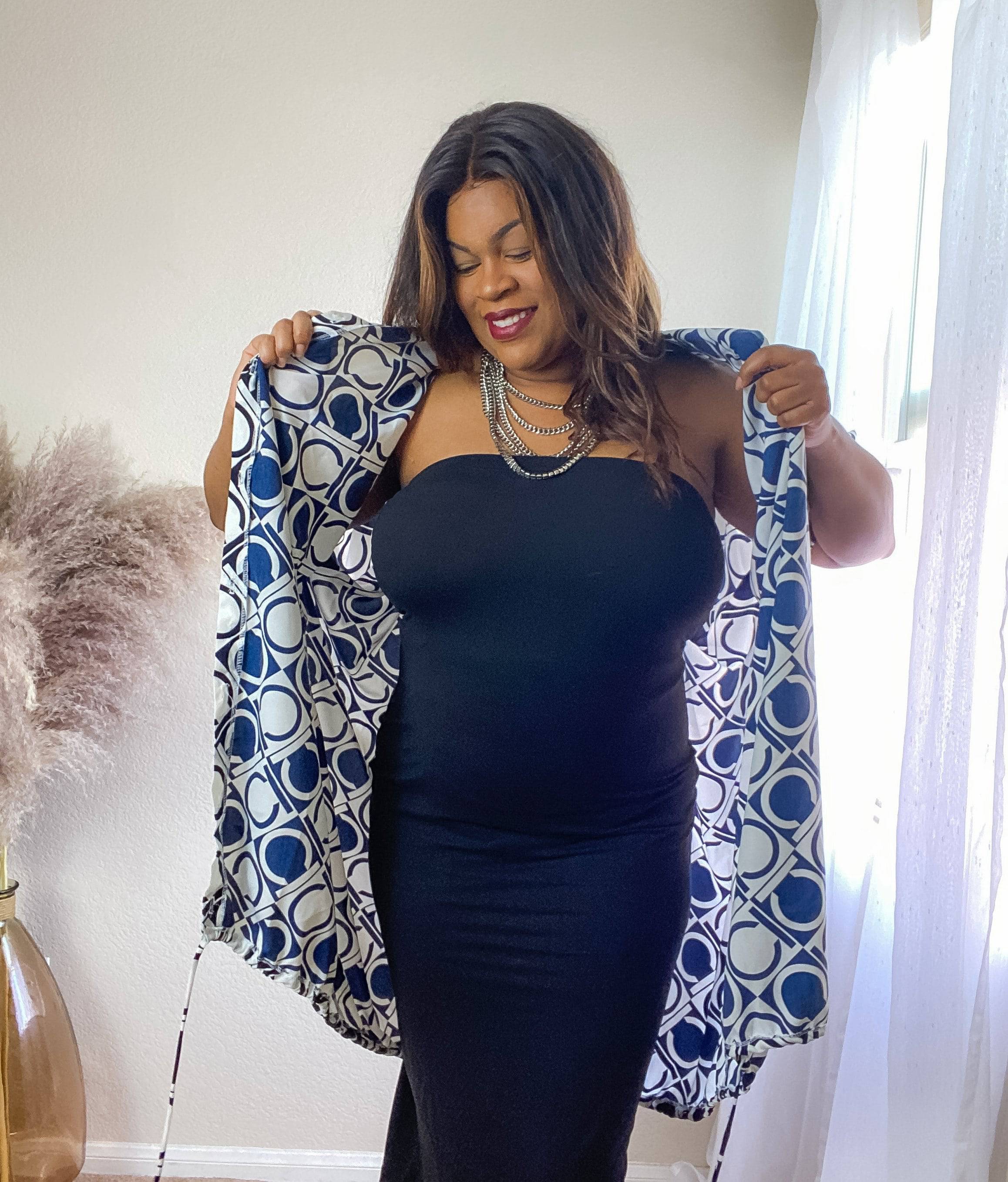 Black and White Dress